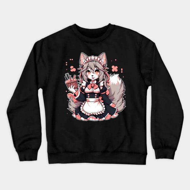 anthro Crewneck Sweatshirt by vaporgraphic